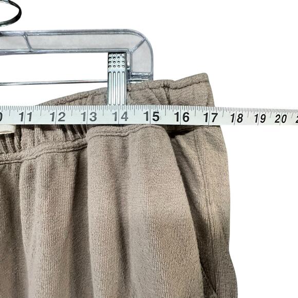 Aerie Soft Life Pants Womens L Beige Wide Leg High Rise Weekend Casual Lounge - Picture 8 of 16